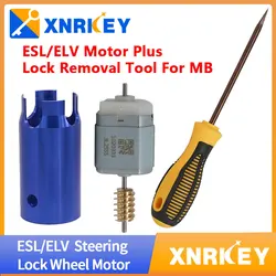 XNRKEY New ESL ELV Steering Lock for Mercedes Benz Motor Wheel Motor&Open Dowel Pin Dedicated Tool EIS EZS Lock Removal Tool CW