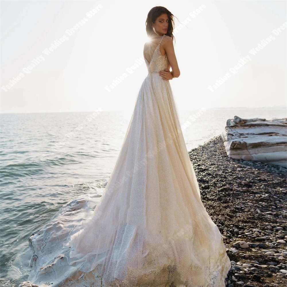 Delicate Tulle Brides Women Wedding Dresses Popular Engagement Ball Gowns Mopping Length Princess Party Vestidos De Novias 2024