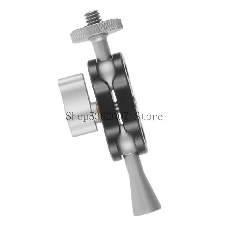 توضيح ذراع للفيديو والمعدات السمعية رؤوس الكرة المزدوجة 1/4 مسامير 40JB