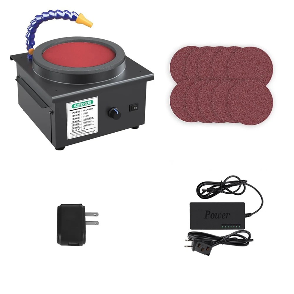 

Настольная электрическая пескоструйная ленточная машина для дома DIY — высокоскоростная шлифовально-полировальная машина с водяным охлаждением