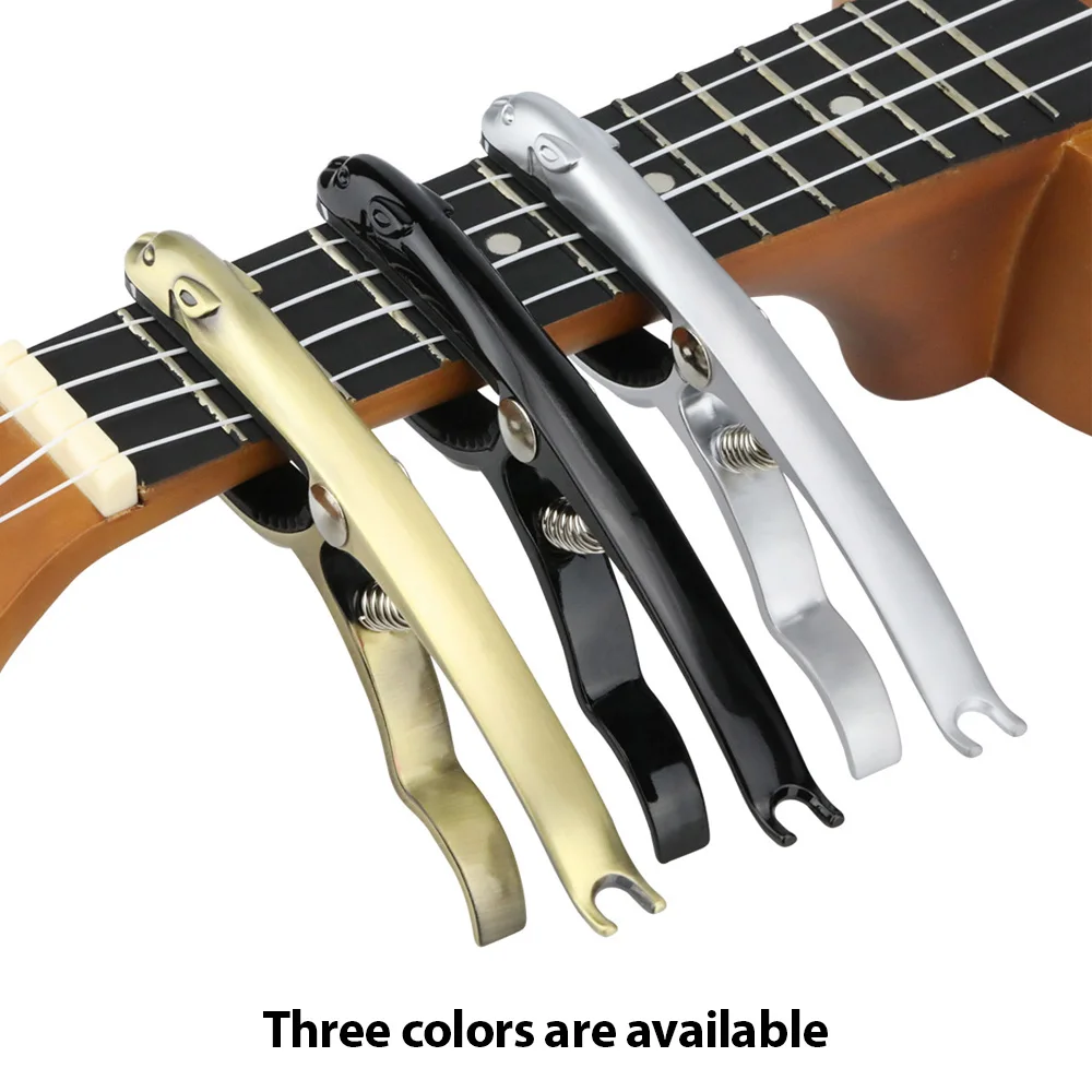 Professional Acoustic Guitar Capo Transfer Clip String Instruments Accessories for Folk Classical Guitars Ukulele Bass