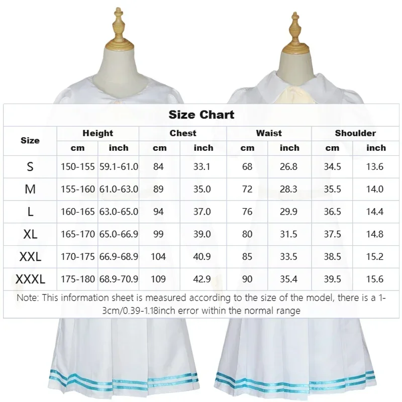 أزياء أنيمي Beastars Berger التأثيرية فستان لوليتا JK زي بيرجر شعر مستعار آذان أرنب أبيض أزياء الهالوين للنساء C