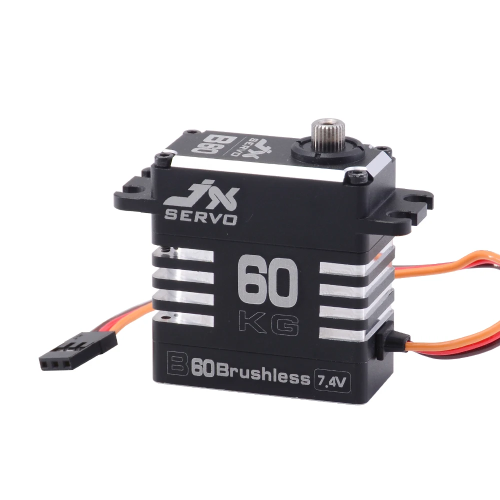 

JX B60 60 кг, цельнометаллический корпус с высоким крутящим моментом, бесщеточный сервопривод с металлической шестерней для радиоуправляемого автомобиля, радиоуправляемая модель грузовика, робота