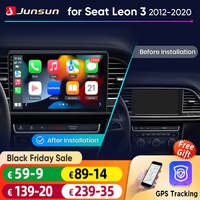 Junsun Android Car Radio For Seat Leon MK3 2012-2020 Wireless CarPlay Autoradio Stereo Screen BT Multimedia 2 din Systems Stereo