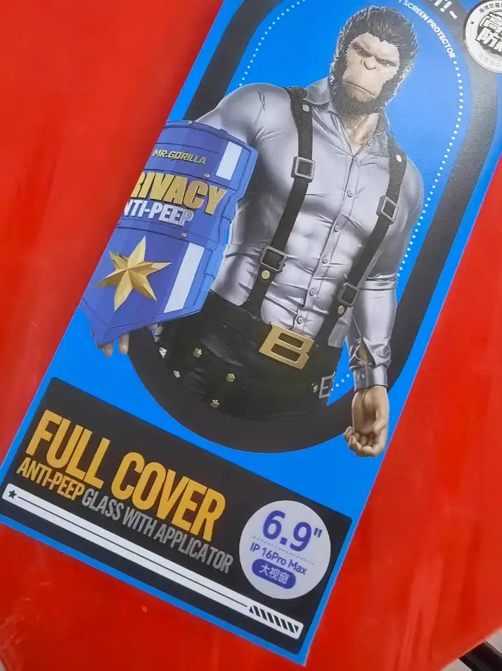 BLUEO For iphone 16 pro Anti Spy Full Coverege Anti-Peep Tempered Privacy Screen Protector Glass For Iphone 16 pro max Anti Spy