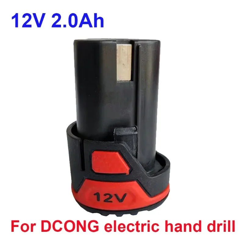 12V 2000mAh Large Capacity Rechargeable Lithium-Ion Battery for Dcong Electric Tools Drill Bits Screwdrivers