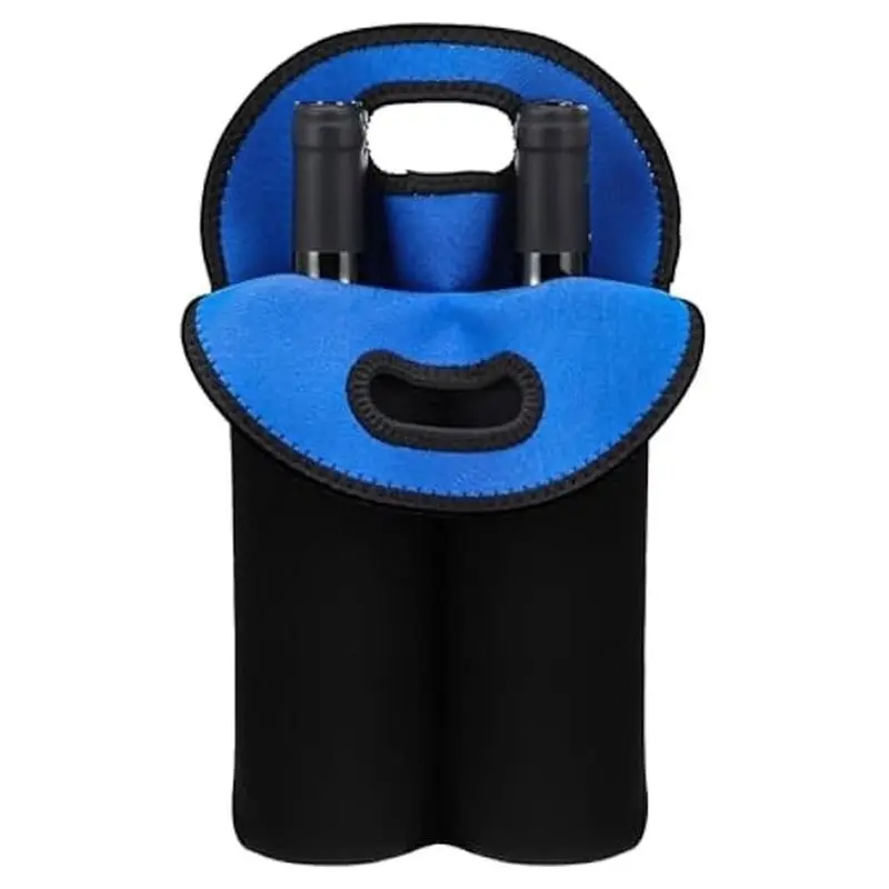 AAAN-Wine Carrier Tote Bags, For Bottles Reusable Travel Protector With Handle For Beach, Party Restaurant Christmas