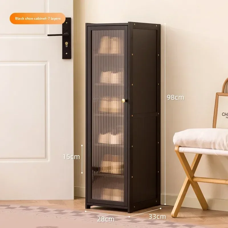 All Solid Wood Multi-layer Entrance Shoe Cabinet Indoor Shelf Shoe Rack