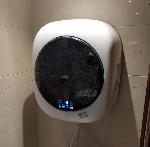 RV Mini Wall-mounted Automatic Drum Washing Machine With Dryer For Caravan