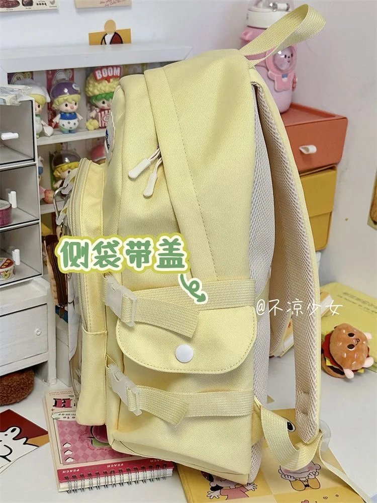 Zaino per ragazze delle scuole superiori Itabag giapponese torna a scuola borse da donna zaini tascabili trasparenti zaino Kawaii da donna Mochila