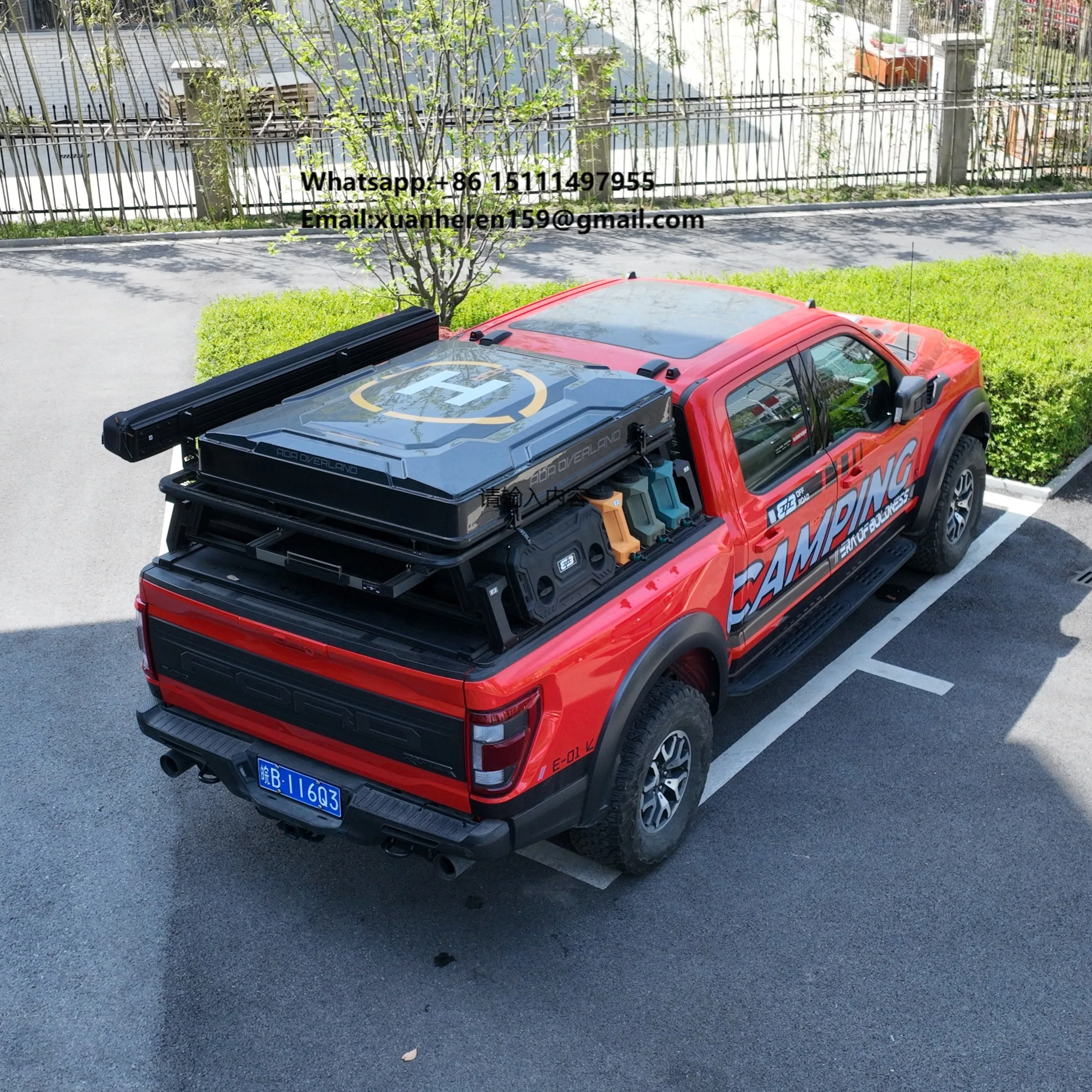 

Алюминиевый багажник на кузов пикапа 4x4 для активного отдыха