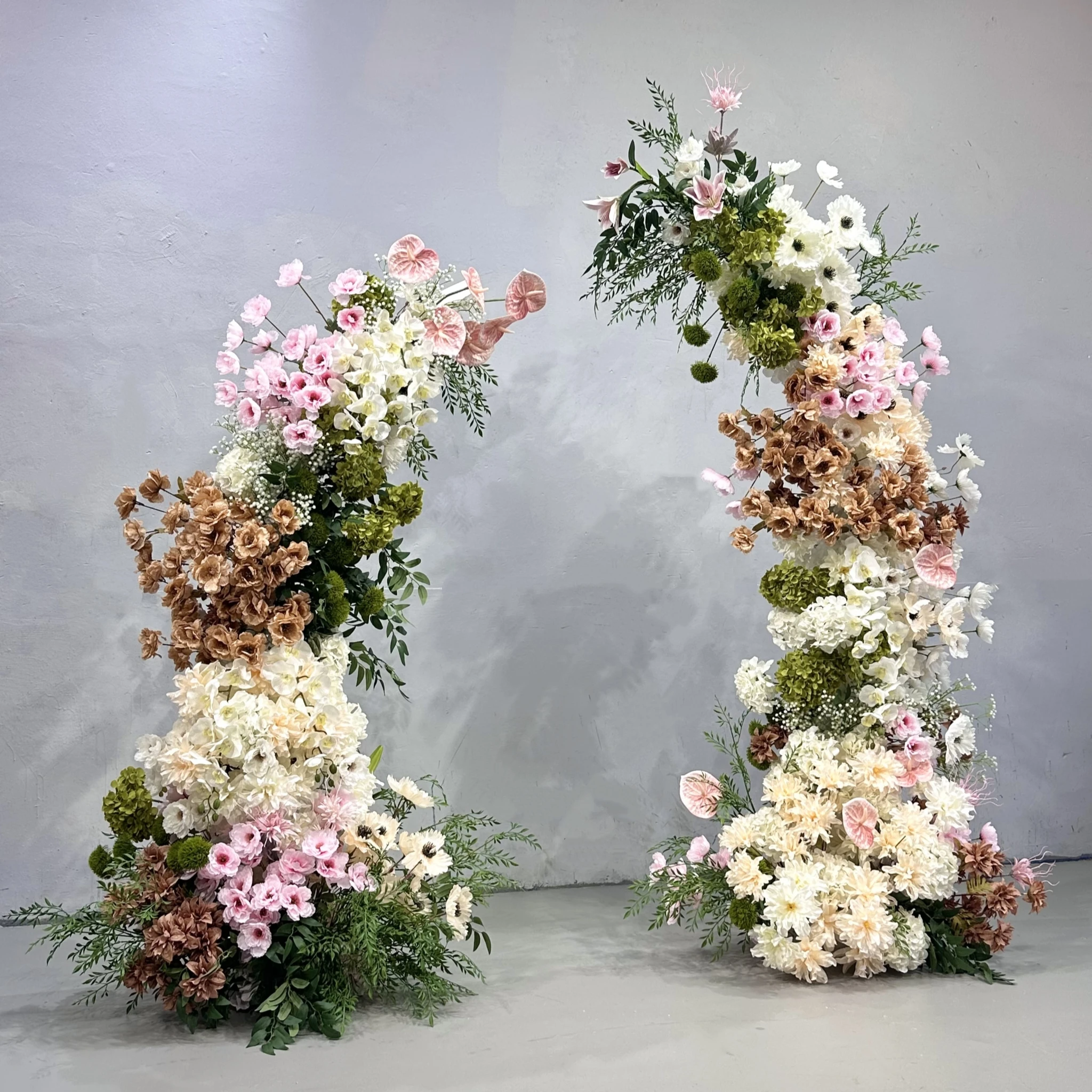 ATV New Arrival Silk Artificial Flower Arch Wed Arch For Wedding Decoration