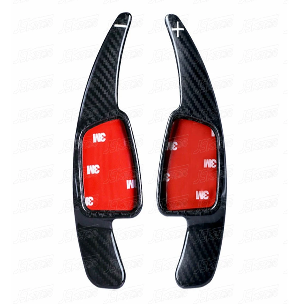 Black/Red Carbon Fiber Shift Paddles For Audi A4L 2017-2018(JSKADA417001/JSKADA417002)