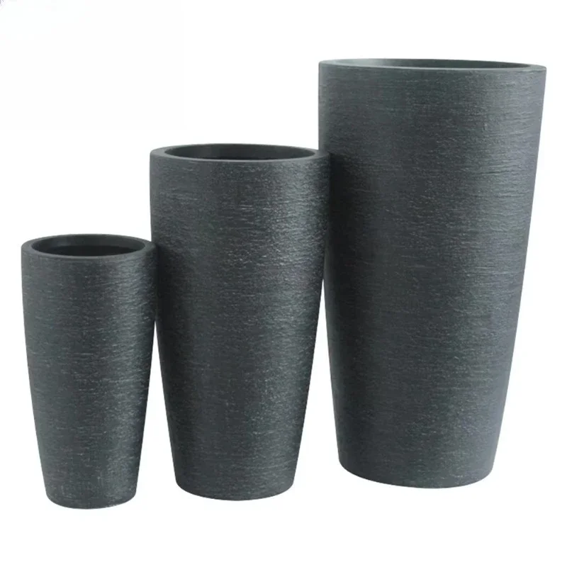 

Modern Garden Popular Decorative Fiber Clay Outdoor Indoor Flower Pot Flower Pot Cement Pot