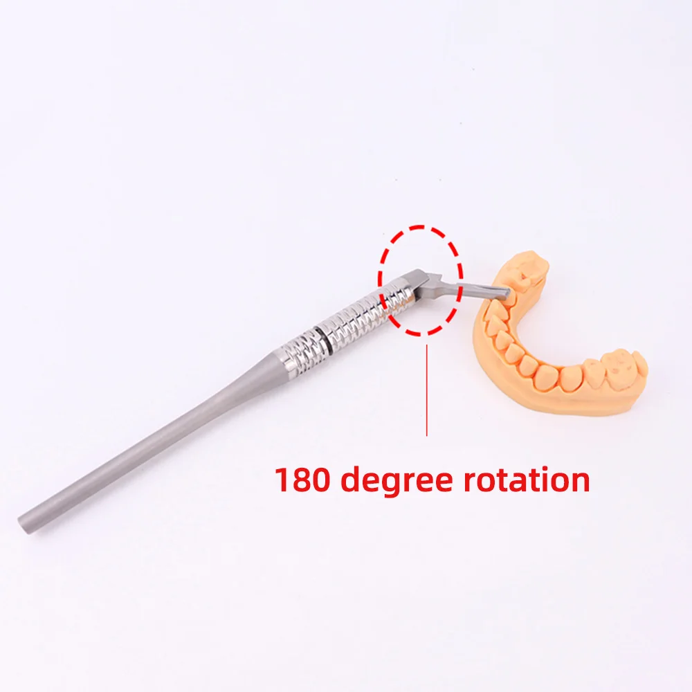 Dental Scalpel Handle Adjustable Surgical Operation Knife Handle Stainless steel Length 15cm 180 degree Rotation Oral implant