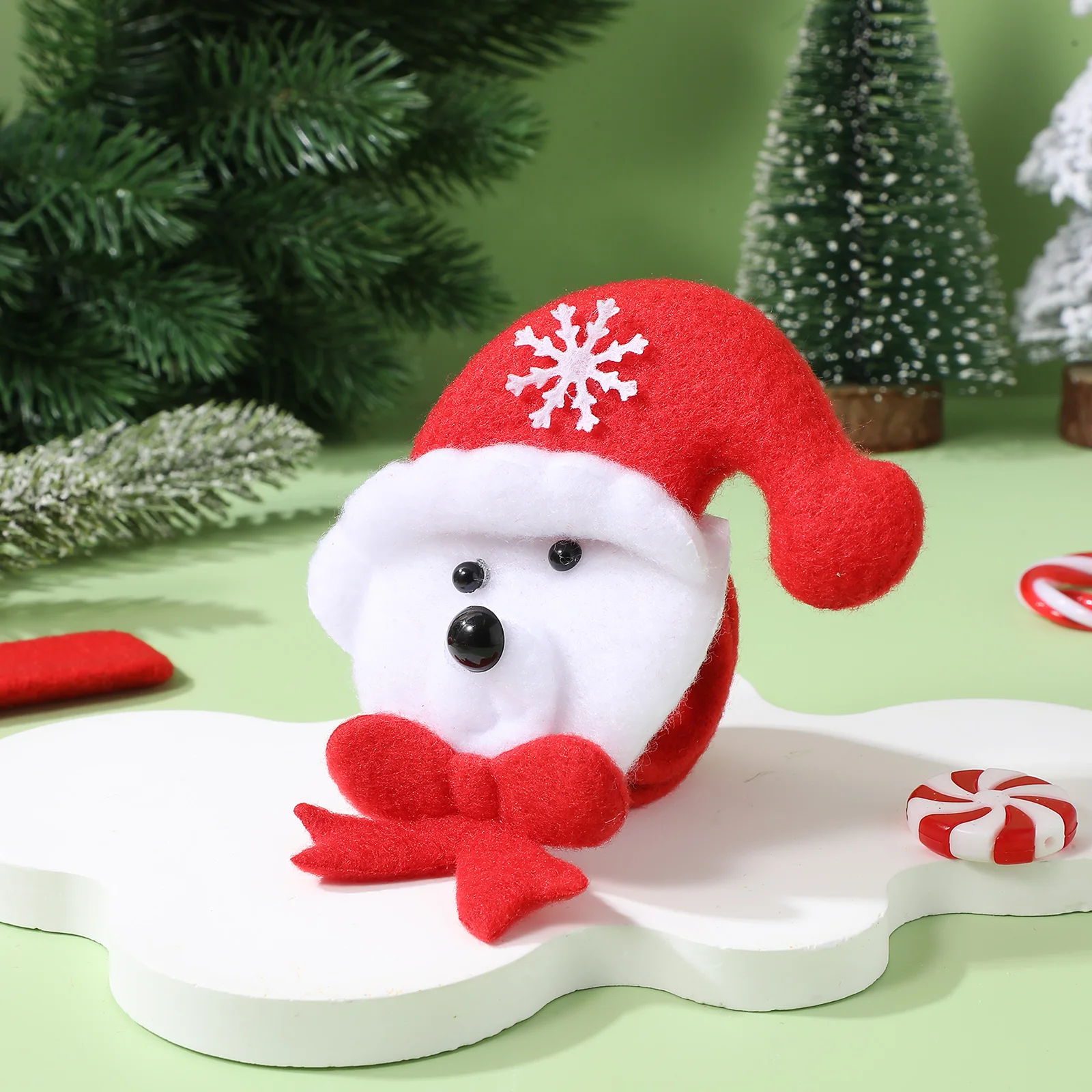 

12Pcs Xmas Wristband Set Red White Adjustable 215Cm Slap Bracelet Holiday Party Gift Stocking Stuffer Christmas Decoration