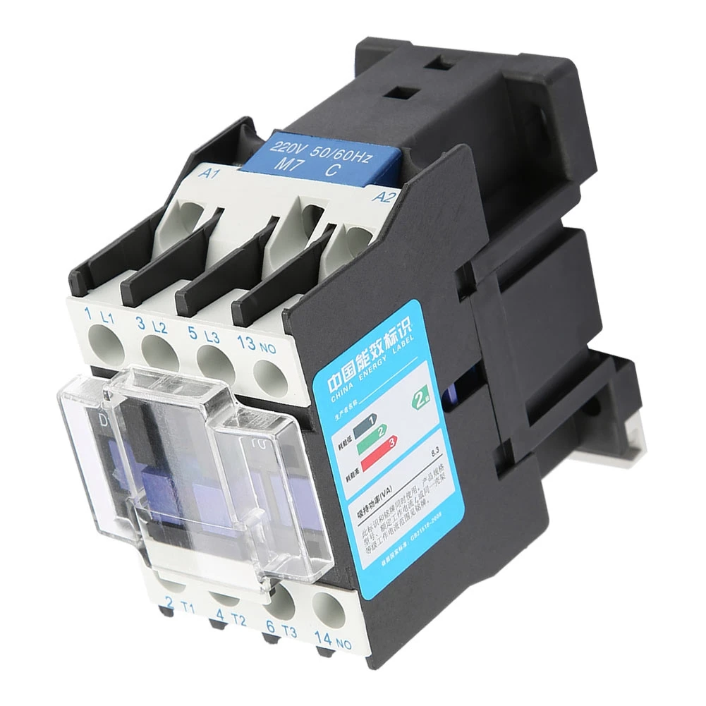 AC Contactor Easy To Install Greater Carrying Capacity High Quality Strong Conductivity 220V AC Contactor for Power Distribution