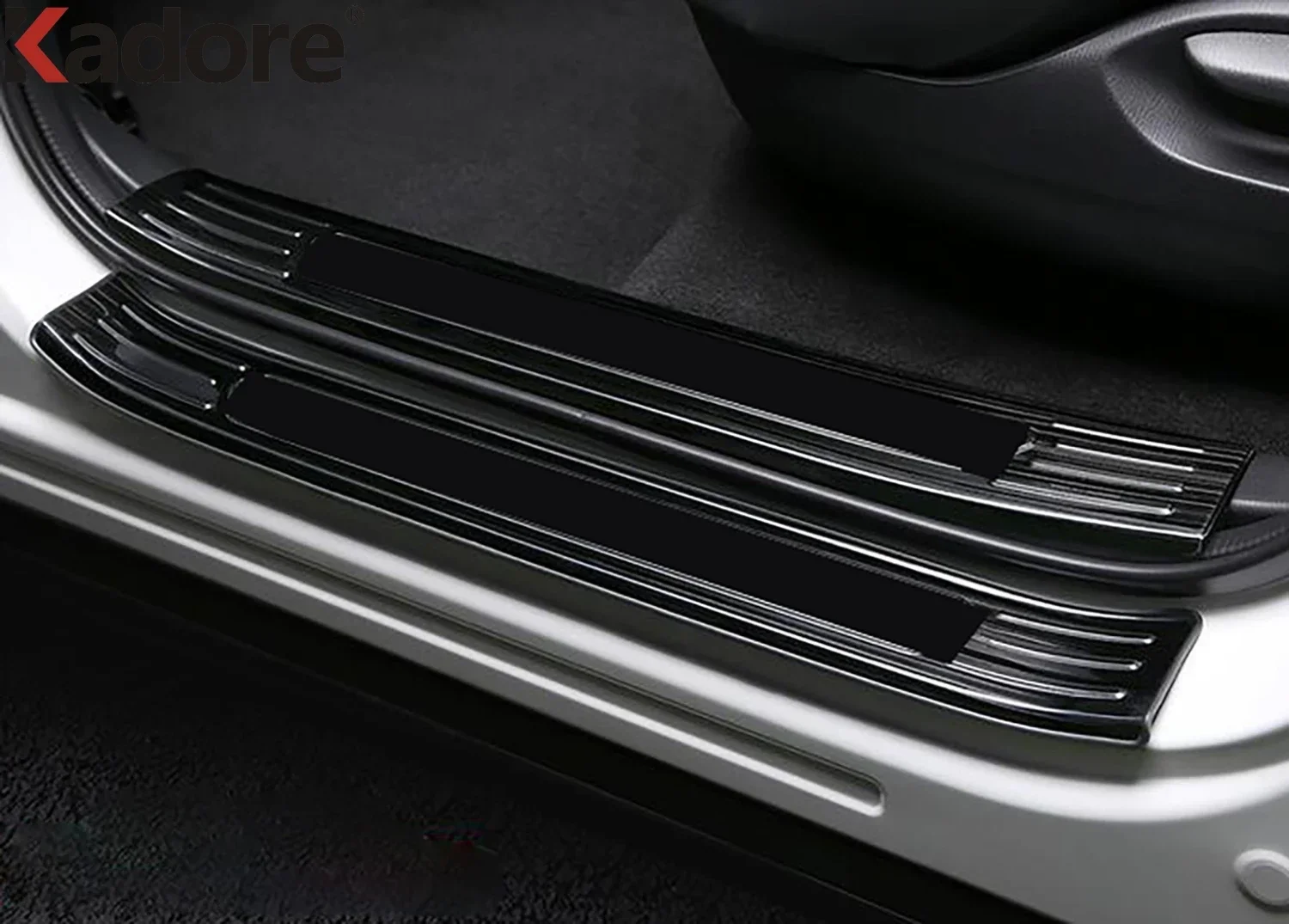 For Mazda CX8 CX-8 2018-2020 2021 2022 2023 2024 Steel Door Sill Scuff Plate Cover Trim Welcome Pedal Guard Pad Car Accessories