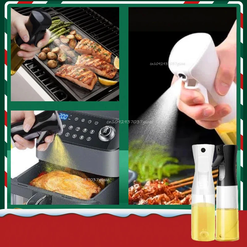 200/300/500m Oil Spray Bottle Kitchen BBQ Cooking Olive Oil Dispenser Camping Baking Empty Vinegar Soy Sauce Sprayer Containers