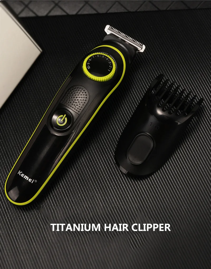 Kemei Elektrischer Haarschneider Multifunktionaler Herren-Trimmer Elektrischer Rasierer Herrenrasierer Nasenhaartrimmer KM-696 Haarschneidemaschine – Detail 3