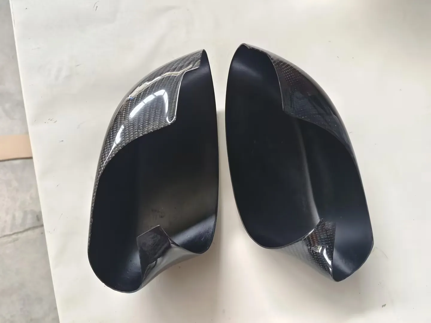 Real Carbon Fiber Car Mirror Cover Trims Bodykit Car Styling for BMW Z4 E85 2002-2008 Side View Mirror Cover Decoration view 6