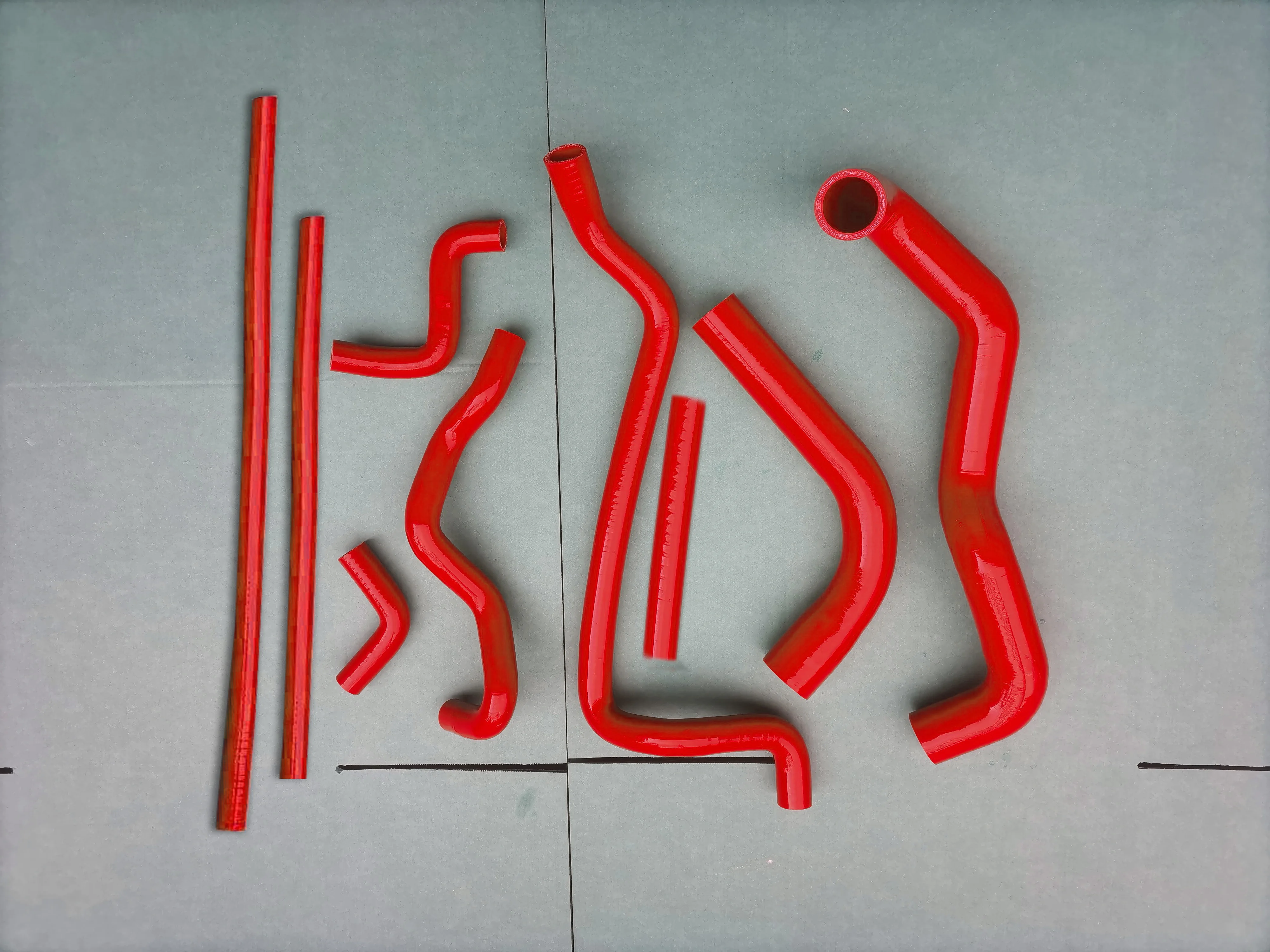Silicone Coolant Radiator Hose For Mercedes Benz M111 W124 200CE 220CE, E200 E220 2.0L 2.2L With A/C A1245015782 A1245015882