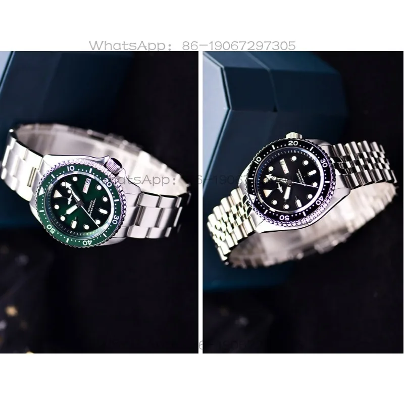 Men's Diving Double Calendar C3 Green Luminous 200m Waterproof Watch