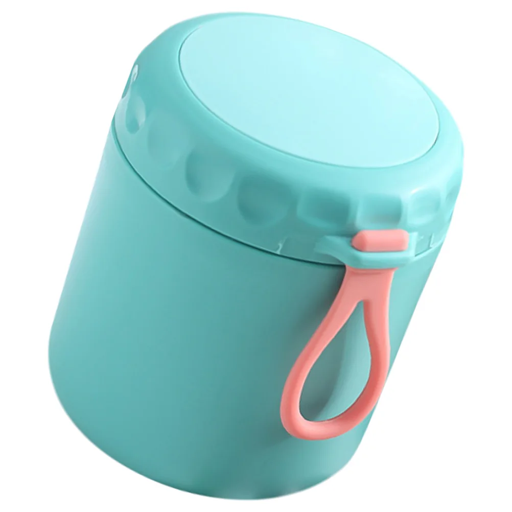 

Stainless Steel Insulated Food Cup Thermal Soup Container Leakproof Portable Porridge Cup Corrosion Resistant Heat Retaining Jar