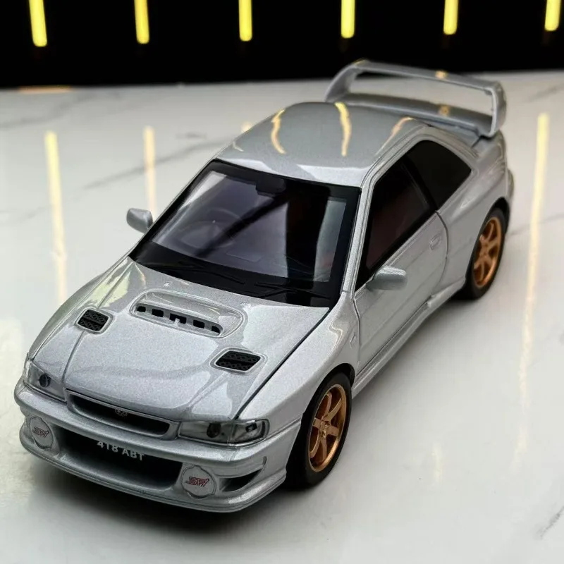 1: 32 alloy car model anime peripheral simulation Impreza sports car model children's Christmas birthday gift