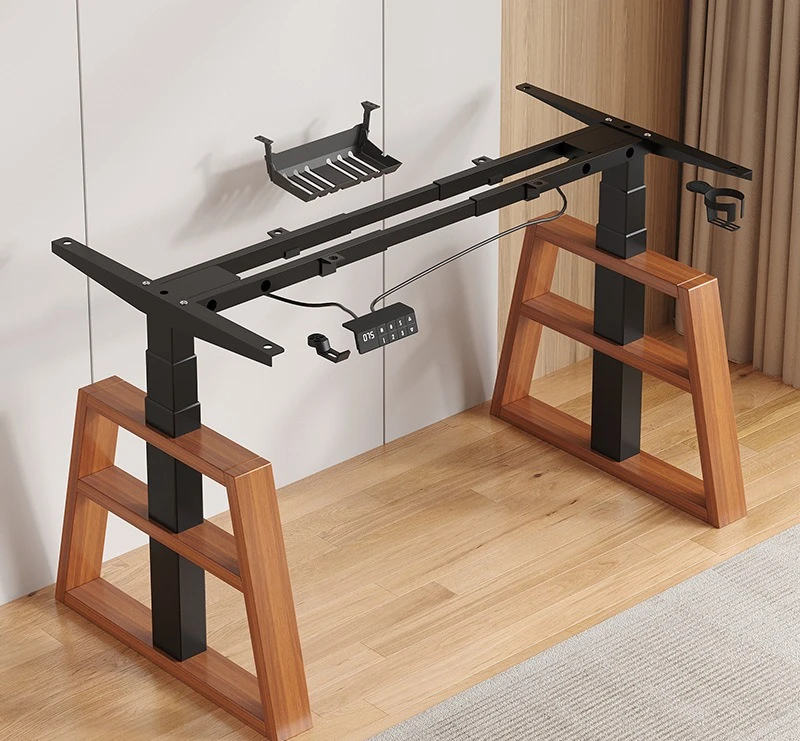 Intelligent electric lifting table legs double motor double beam desk computer table bracket e-sports lifting table rack DIY