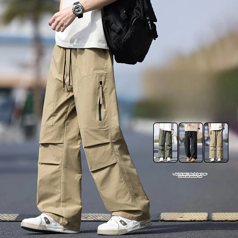 

Fashion Streetwear Hip Hop Jogger Cargo Pants Men Multi-Pocket Elastic Waist Harem Trousers Man Harajuku Casual Woman Sweatpants