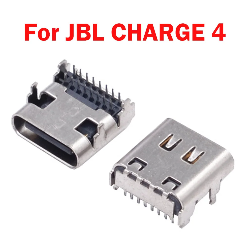 2-10pcs For JBL CHARGE 4 5 Bluetooth Audio Wireless Portable Small Speaker Power Charging Port Type-C 16p USB Female Connector