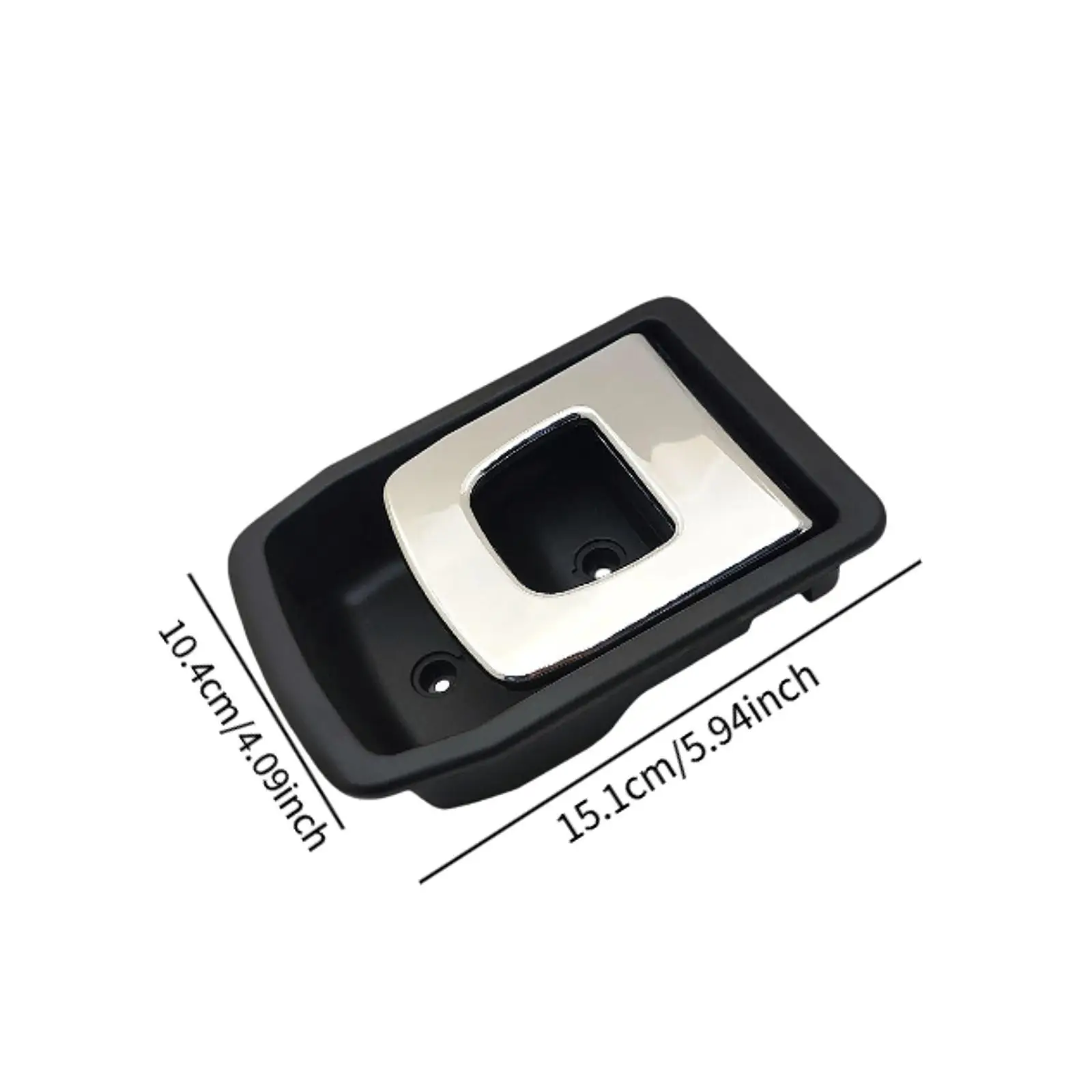 Serrure de porte de remorque de voyage RV, poignée intérieure en Nylon PA6, boîtier, pièces de réparation robustes, légères, installation facile, accessoires 6x4 pouces