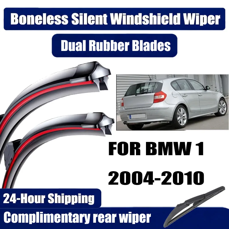 

Wiper Blades For BMW 1 Series E81 E87 2004 2005 2006 2007 2008 2009 2010 Windshield Windscreen Wiper Front Rear Window