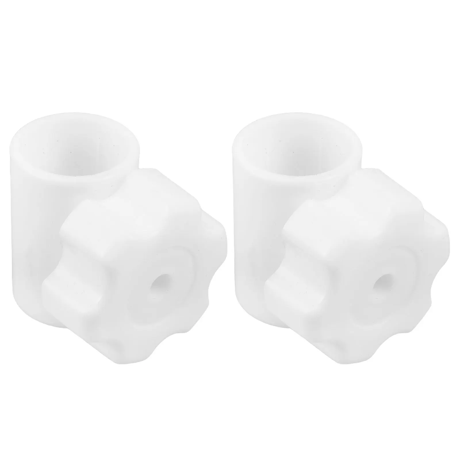 2Pcs Umbrella Pole Connector Replacement Screw Fastener White Patio Outdoor Parasol Fixing Screws Deck Umbrella Repair
