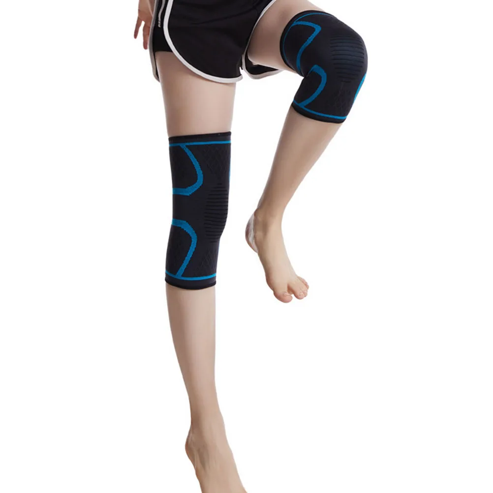 

1pc Breathable Knee Sleeve Durable Sports Knee Support For Pain Relief Compression Fit Lightweight Elastic Comfortable Fitness