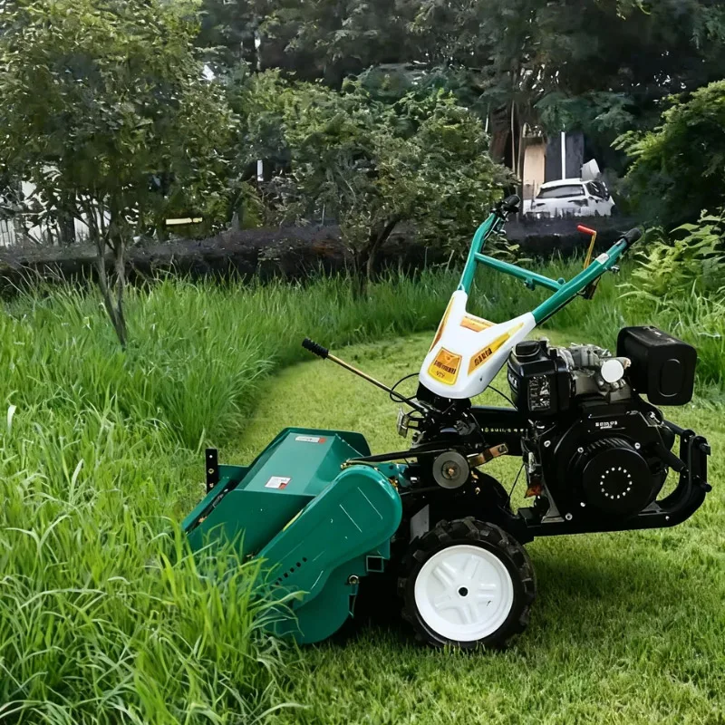 Hand-held Small Grass Crusher and Orchard Mower for Weeding Trees and Wasteland.