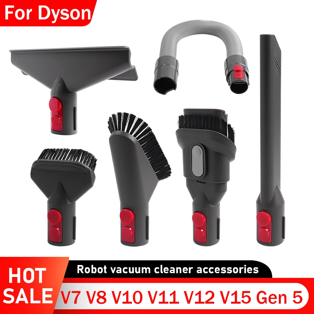 Tête d'aspiration pour aspirateur Dyson V7 V8 V10 V11 V12 V15 Gen 5, détection absolue, matelas Cyclone, pièces d'extérieur