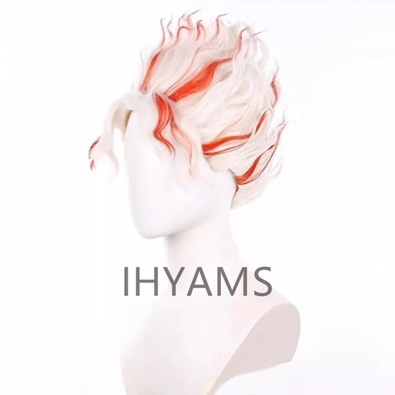 Okarun غامض كون تأثيري شعر مستعار أنيمي Dandadan Okarun كين تاكاكورا مومو Ayase أبيض أحمر قصير الشعر ألياف مقاومة للحرارة هالوين