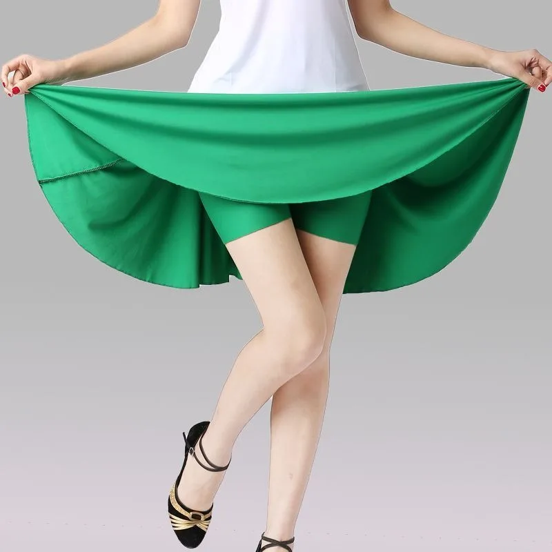 Ladies Fashion Slim Simplicity Solid Color Summer New Stylev Korean Version Skirt Sports Running Trend High Waist A-line Skirt