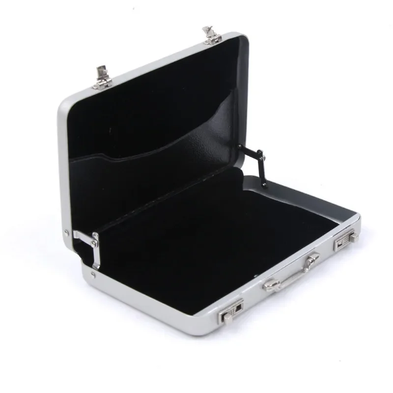 New Aluminum Storage Box Business ID Credit Card Holder Mini Suitcase Bank Card Box Holder Jewelry Case Organizer Rectangle