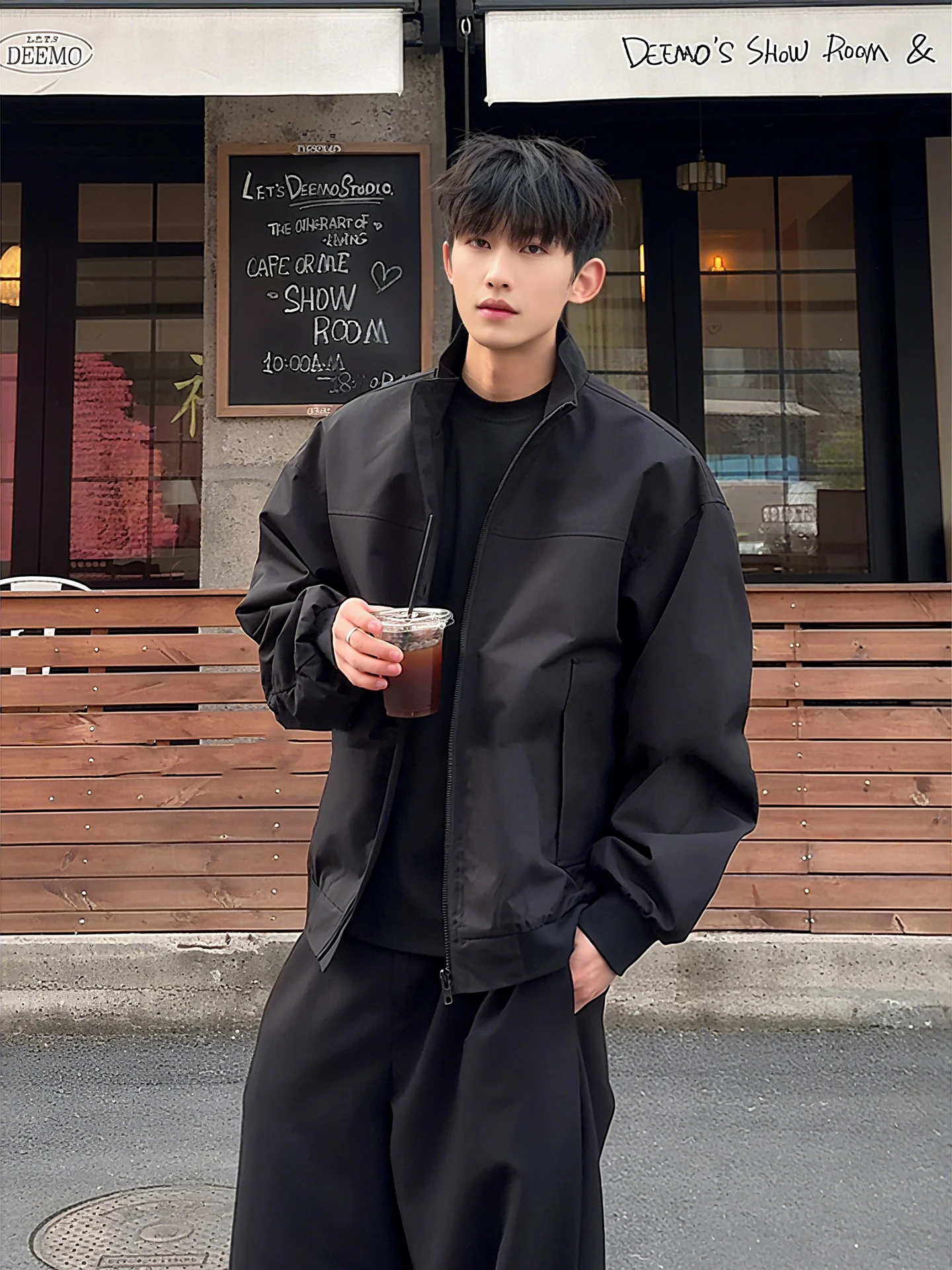 

American Sle Cleanfit Heavyweight Flight Jaet Cotton Men's Winter Thiened Double Cotton Outerwear Stand Collar Jinjiang...