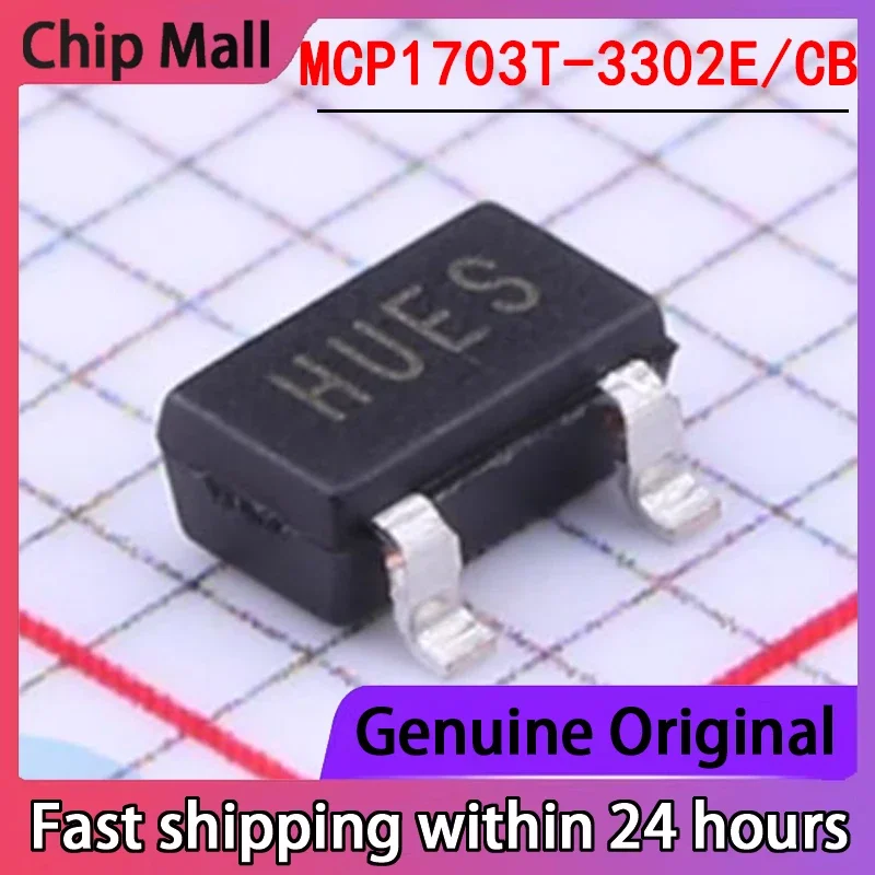 

5 шт. оригинальный MCP1703T-3302E/CB SOT-23-3L низковольтный дифференциальный линейный регулируемый чип LDO