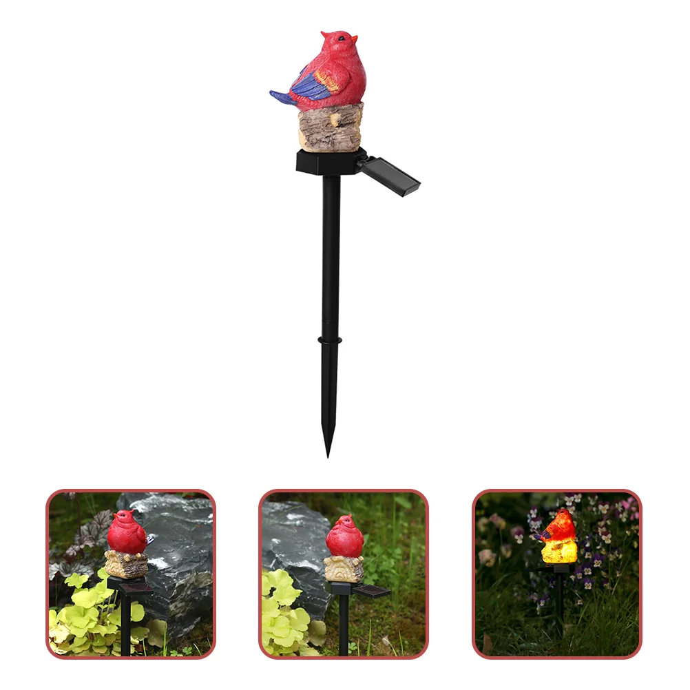 

Fence Solar Lights Decorative Patio Lawn Outdoor Stake Garden Red Backyard Decorations