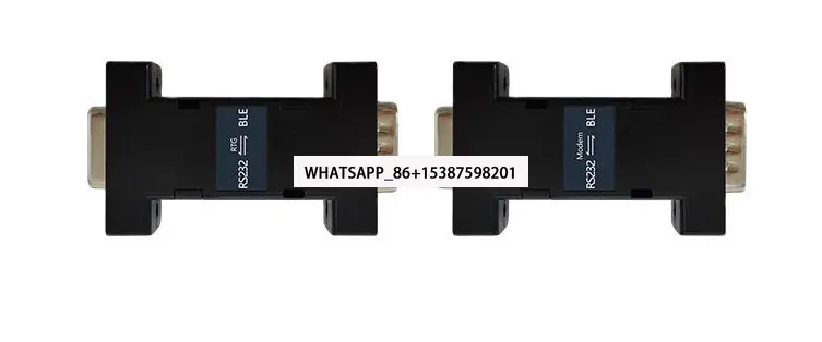 

BC 2pcs BLE Bluetooth-compatible wireless serial port RS232 Power-free converter BLE232-NEP CH9140 3 lines 9 lines