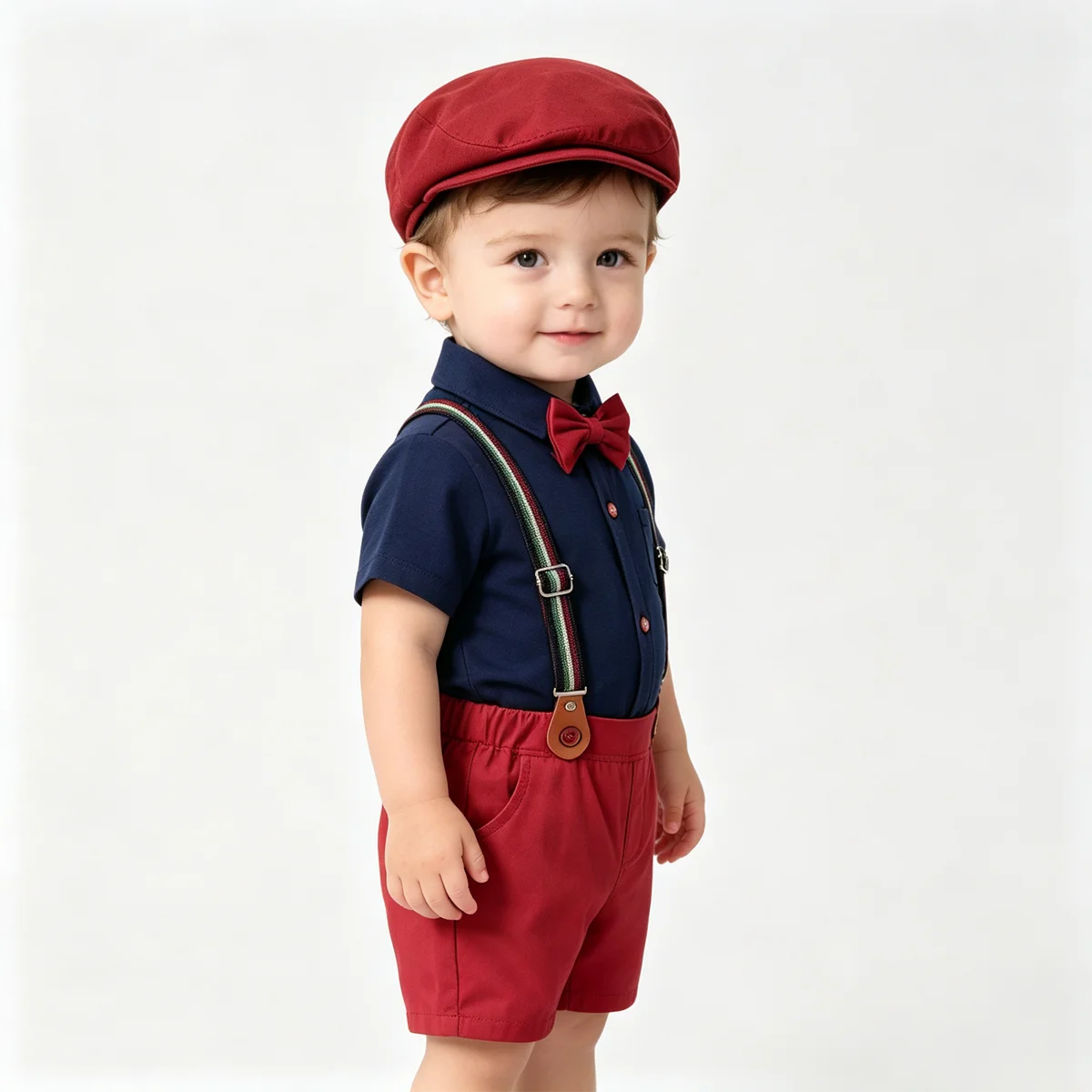 بدلة رسمية للأطفال الرضع والأو - مراجعة Baby Boy Suit Set Baptism وسعره