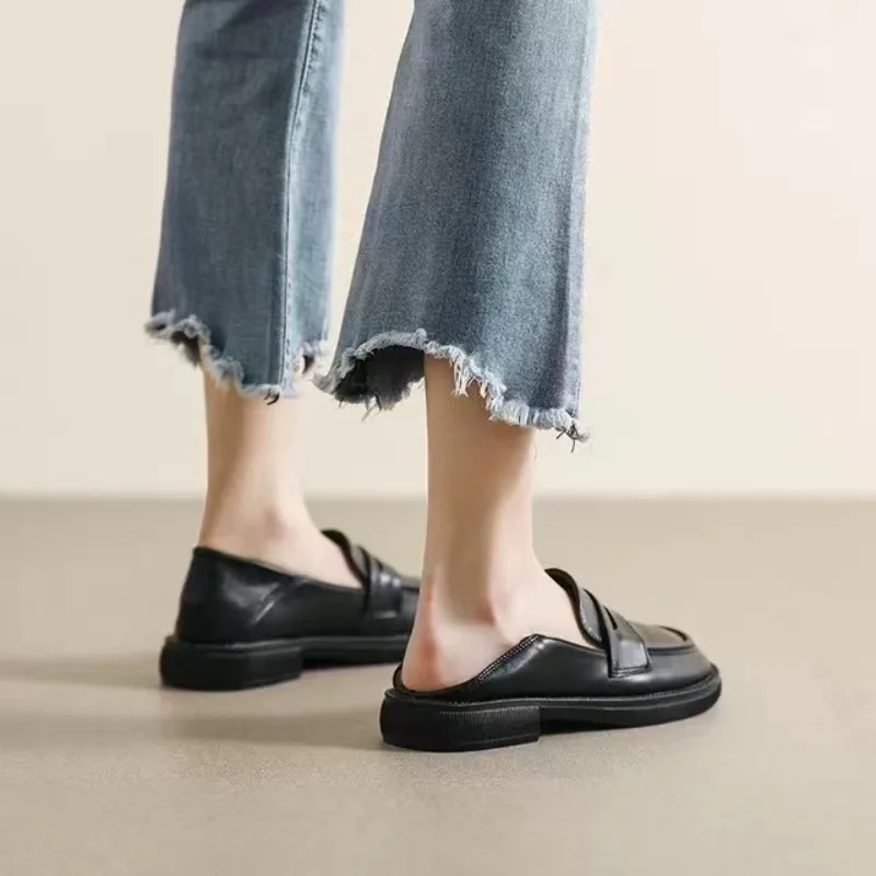 Women's Soft Sole Loafers - Comfortable Slip-On Flats, Suitable for Commuting and Casual Wear, Minimalist Design, Mother's Shoes