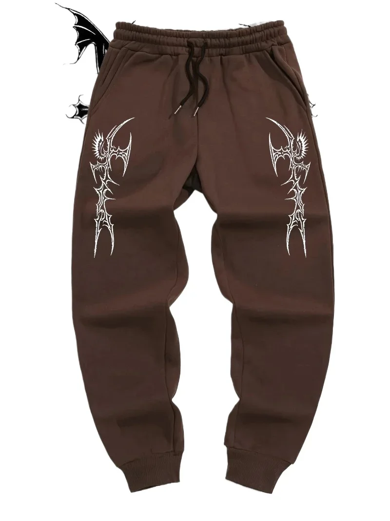

Anchor Skull Men's Printed Sweatpants Casual Jogging Trousers Comfortable Street Style Fashionable Drawstring Pants S-3XL