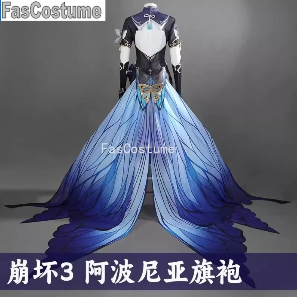 

Honkai Impact 3rd Aponia древний стиль Cheongsam игровой костюм элегантная униформа косплей костюм Хэллоуин наряд для вечеринки женский FasCostu