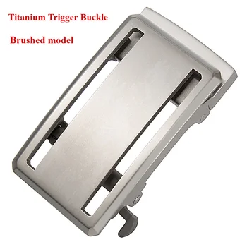 Boucles de Ceinture en Titane Pur pour Homme, Accessoire Anti-Allergique, Antirouille, Décontracté, 35mm